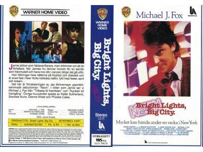 Bright Lights Big City  Inst. VHS